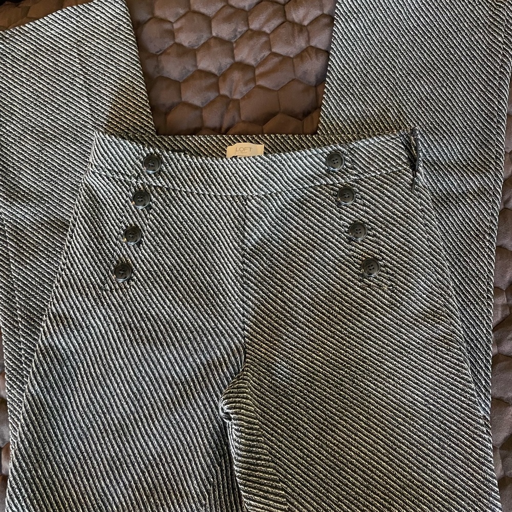 EXPRESS-Black and white tweed pant. 33”inseam.